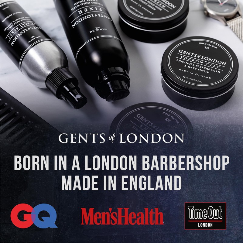 Gents of London Tek Cream, Medium Hold, Subtle Shine, Shape