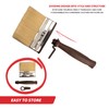 SIZAH 2 Pack Shed & Fence Block Brush, For Shed