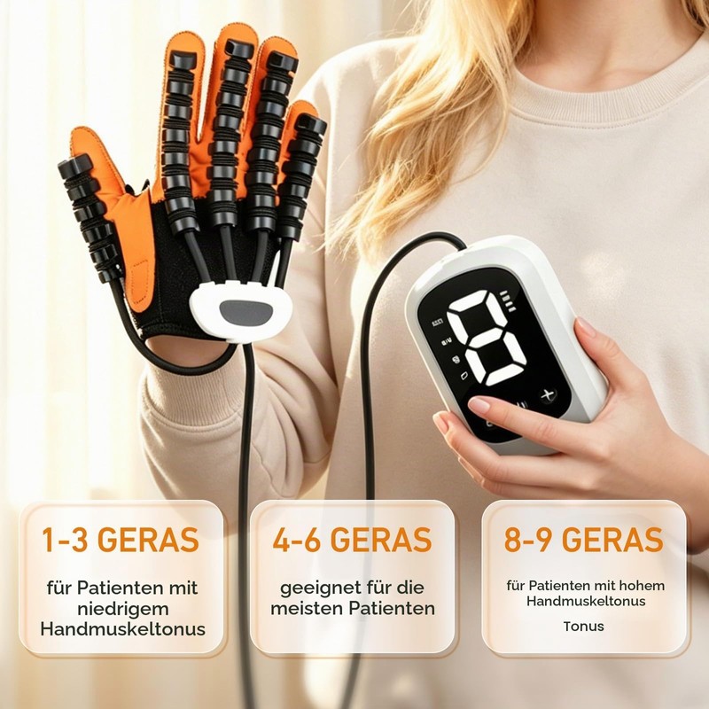 Rehabilitation Gloves, Robotic Rehabilitation Gloves with 4 Training Modes, 9