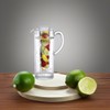 Prodyne Trim Fruit Infusion Pitcher, 60 oz, Clear