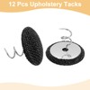QUARKZMAN Pack of 12 Upholstery Pins Twist Pin, 20 mm