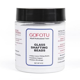 Gofotu Glass Shafting Beads - Golf Club Shaft Installation Stabilizer - Increase Bond Strength 4oz/10oz/16oz/45oz Choose one (4 oz)