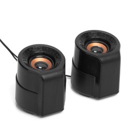 Frisby Audio FS-910 USB Powered Computer Desktop PC Laptop 2.0 Stereo Speakers w/Volume Control, Black