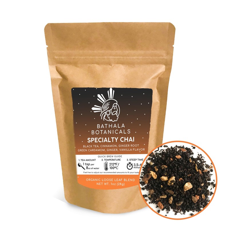 Flavorful Loose Leaf Black Tea Starter Kit Set Bathala Botanicals