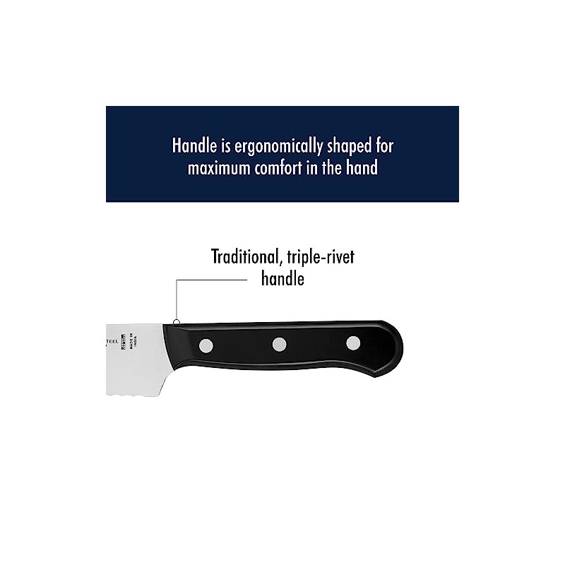 HENCKELS Solution Razor-Sharp Steak Knife Set of 4, German Engineered