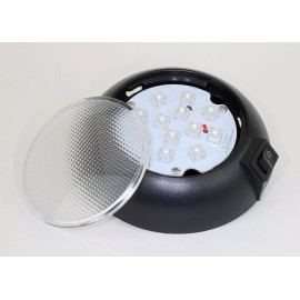 PilotLights.net Battery Powered LED Dome Light - Magnetic or Fixed Mount - 120 Lumen - AAA cells