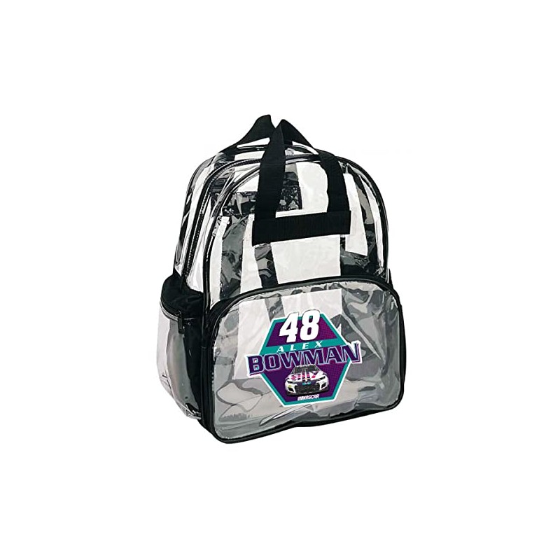 R and R Imports NASCAR #48 Alex Bowman Clear Backpack-NASCAR
