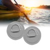 6 Pieces D Rings Patch for PVC Inflatable Boat Canoe