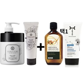 Harayuki One Clinic Treatment Extremely Damaged Beauty Salon Burnt Hair Self-Recovery - Harayuki One Clinic 500ml+100ml / 하라유키 원 클리닉 트리트먼트 극손상 미용실 탄머리 셀프 복구 - 하라유키 원클리닉 500ml+100ml