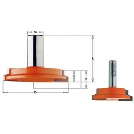 CMT ORANGE TOOLS, 955.502.11 – Cutter for Drawers z 2 hm s 12 d 50.8 x 12.7