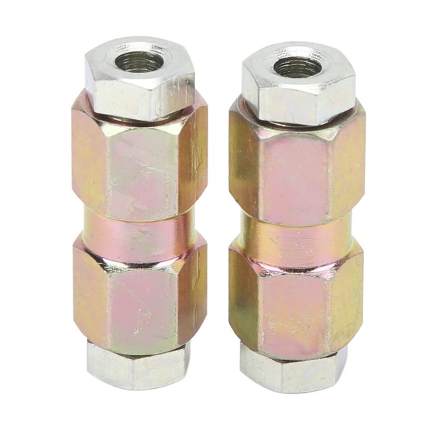 Keenso 2pcs Brake Pipe Connectors, High Strength 10mm / 0.39in