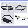 SUPERFINDINGS 2Pcs Waist Bag Belt Extender Adjustable Belts Bag Strap