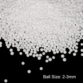 sourcing map Foam Beads Foam Balls 2-3mm for Wedding and Party Decorations, Tiny Packing Balls, Arts DIY Crafts Supplies (White,1 Pack Approx 8000pcs)
