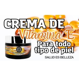 Crema de Vitamina E JYE libre de químicos, Hidratante facial, textura ligera, antienvejecimiento, antiedad, rejuvenecedora. Incluye 3 frascos