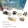 Dragonfly Moon Puzzle for Adults 1000 Pieces, Colorful Lotus Jigsaw