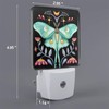 Led Night Light, Moth Decorative Plug in Nightlights,with Smart Auto