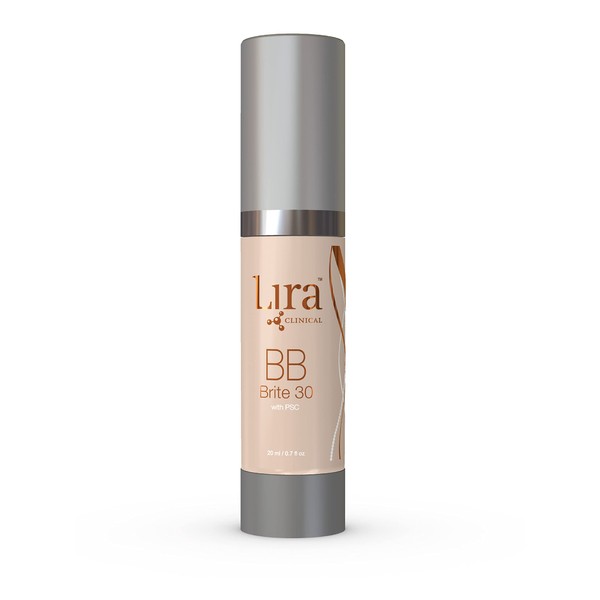 Lira Clinical BB - SPF 30 Tinted BB Cream with PSC & Vitamins - Full coverage - 0.7 fl oz. (BB Brite 30)