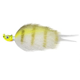 Northland Fishing Tackle Minnesota Mullet Hair Jig Fishing Lure, Lifelike Pulsing Action Bucktail Jig for Bass, Northern Pike, 5/8 Oz, Perch
