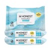 The Honest Company Fragrance-Free Sanitizing Alcohol Wipes, Antibacterial with Aloe,