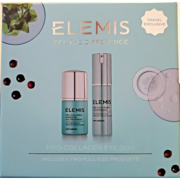 Elemis Pro Collagen Duo Advanced Eye Treatment Eye Renewal Exprtn. 12 / 2023 Box