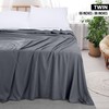 Utopia Bedding Flat Sheet - Soft Brushed Microfiber Fabric -