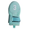 Mint Blue Green Sliding Mitt with Custom Number Baseball Softball.