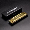 10 Holes Harmonica, 1 Count Alloy C Key Harmonica, Musical