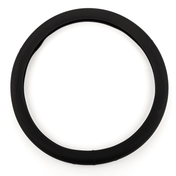 LST Ø 38x9 cm /15x3,5 Zoll Lenkrachoner Lenkradbezug Hülle schwarz