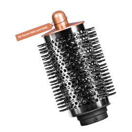 ZITFRI Upgraded Large Round Volume Brush for Dyson for Airwrap Attachments HS01 HS05, Volume Attachment Brush for Saggy and Flat Hair, Gold