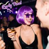 Wig for Women - Colourful Bob Wig with Party Sunglasses,