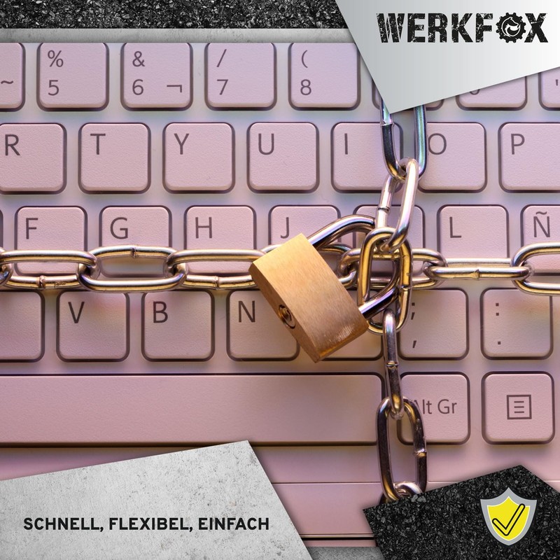 GOODS+GADGETS Cable Lock Steel Cable Kensington Combination Lock for Computer