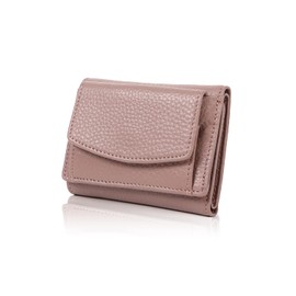 LASIEM Women's Mini Wallet, Ladies' Wallet, Trifold Wallet, Genuine Leather, "Palm Size", Small Wallet, Skimming Prevention, Foldable, Lightweight, Compact, Trifold Wallet
