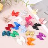 PATIKIL 1 Inch Mini Ribbon Bow 100 Pcs Satin Fabric