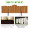 ATCWF 4-Pack 3.74" Width Fence Post Repair Kit, 24in Total