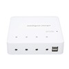 Intelligent Battery Charger with 4 Battery Ports 2 USB Ports