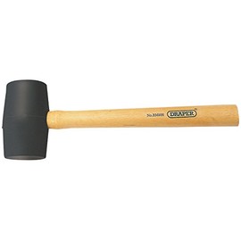 Draper 51095 Rubber Mallet with Hardwood Shaft (410g - 14.5oz)