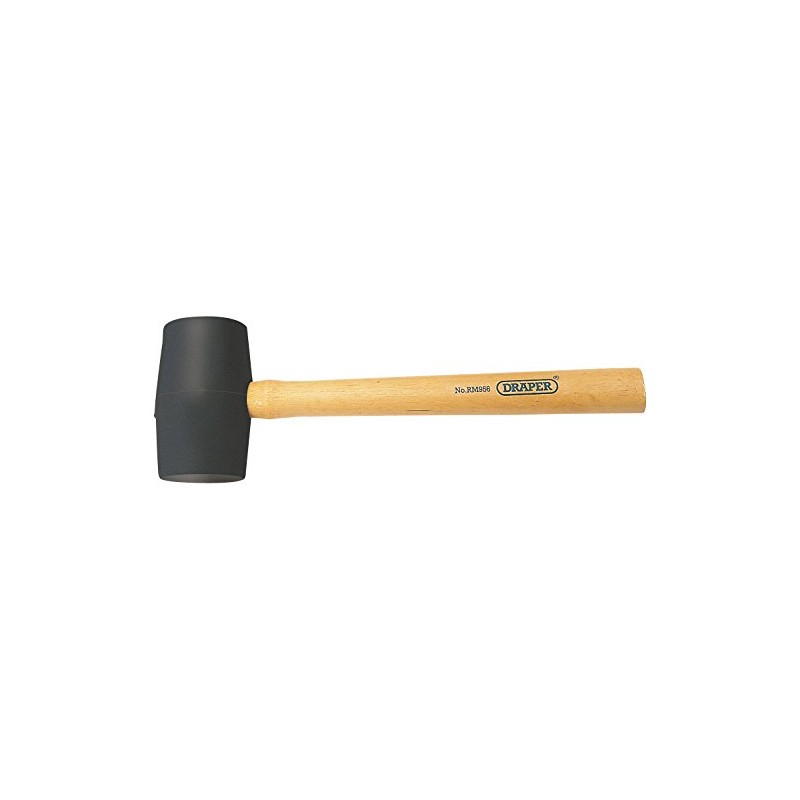 Draper 51095 Rubber Mallet with Hardwood Shaft (410g - 14.5oz)