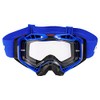 LS2 Helmets Aura Goggle (Black/Blue with Clear Lens)