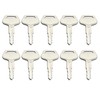Newyuan Pack of 10 787 Ignition Keys Compatible with Komatsu