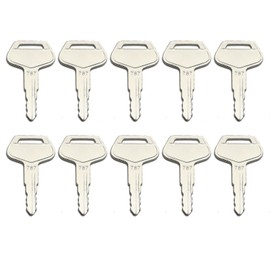 Newyuan Pack of 10 787 Ignition Keys Compatible with Komatsu Excavator Heavy Equipment