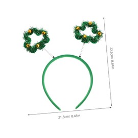 TOVINANNA St Patrick Day Shamrock Headband for Women Green Irish Bell Hair and Comfortable Costume Accessory for Party Celebrations Stylish Design for Festive Fun