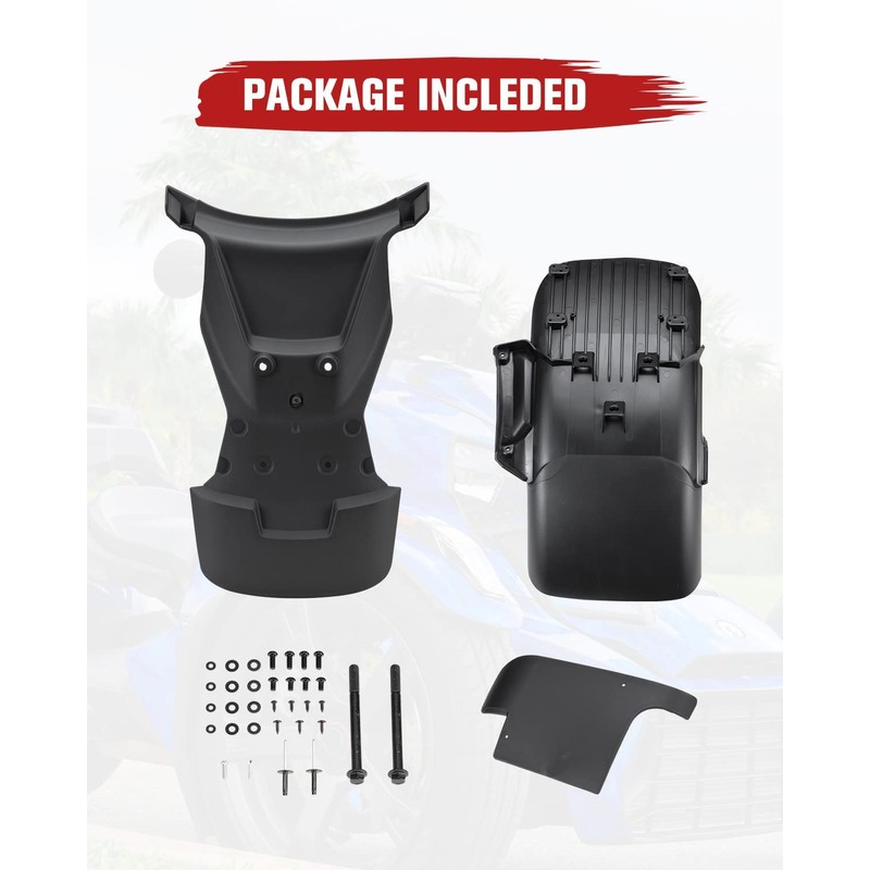 A & UTV PRO Rear Rally Fender for 2019-2024 Can-Am
