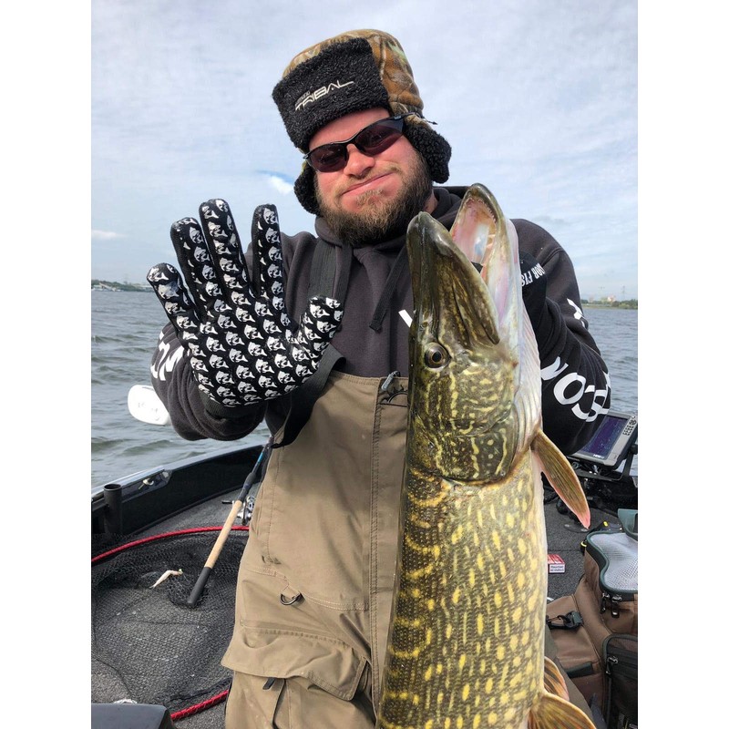 Major Fish Fishing Gloves Landing Gloves Black M