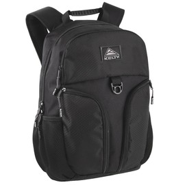 Kelty Black Laptop Backpack 25 Liter, 18 Inch Multipocket College Backpack for Men, Women, Hiking, Work