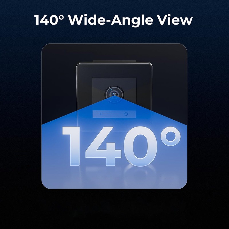 Amouu 2K HD Aquarium & Terrarium WiFi Pet Camera,140° Wide-Angle