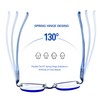 3-Pack Rimless Reading Glasses For Women, Lightweight Spring Hinge Readers,