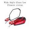 ESUPPORT Red Motorcycle Motorbike 8mm 10mm Rearview Side Mirror ATV
