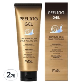 Fjol Signature Gold Snail Peeling Gel, 160g, 2 pieces / 프욜 시그니처 골드 스네일 필링 젤, 160g, 2개