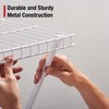 Rubbermaid 36" Pantry Organization Shelf System Direct Wall Mount 4