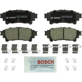 BOSCH BC1391 QuietCast Premium Ceramic Disc Brake Pad Set - Compatible with Select Lexus GS200t, GS350, GS450h, IS300, IS350, RC350, RX350, RX450h; Toyota Highlander, Prius, Sienna + More; REAR